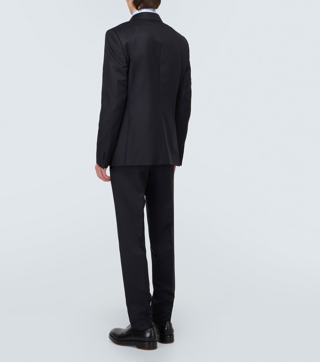 картинка Костюм из холста из шерсти и мохера Zegna, синий от магазина Одежда+