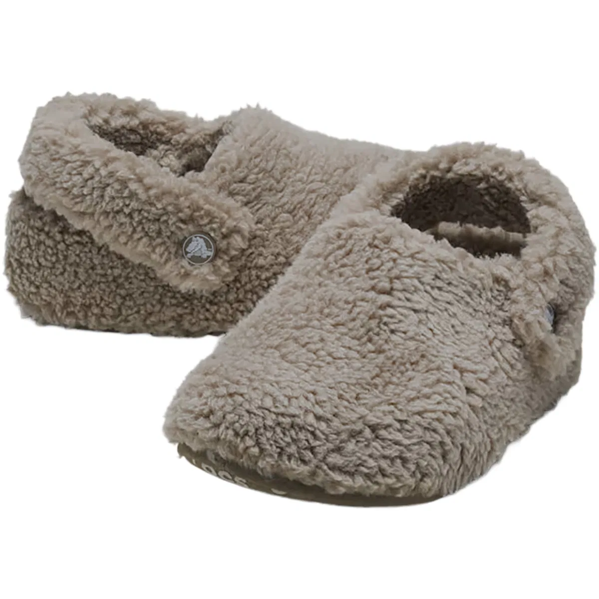 картинка Детские тапочки с искусственным мехом Classic Cozzzy Slipper Crocs, Mushroom от магазина Одежда+