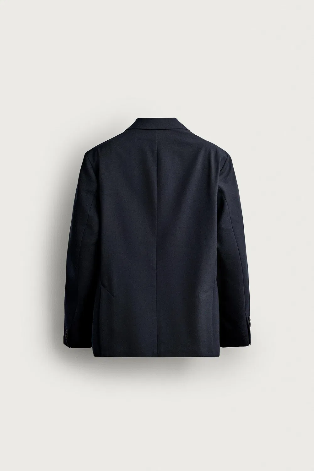 картинка Блейзер свободного кроя, 100% шерсть. ZARA, Dark navy от магазина Одежда+