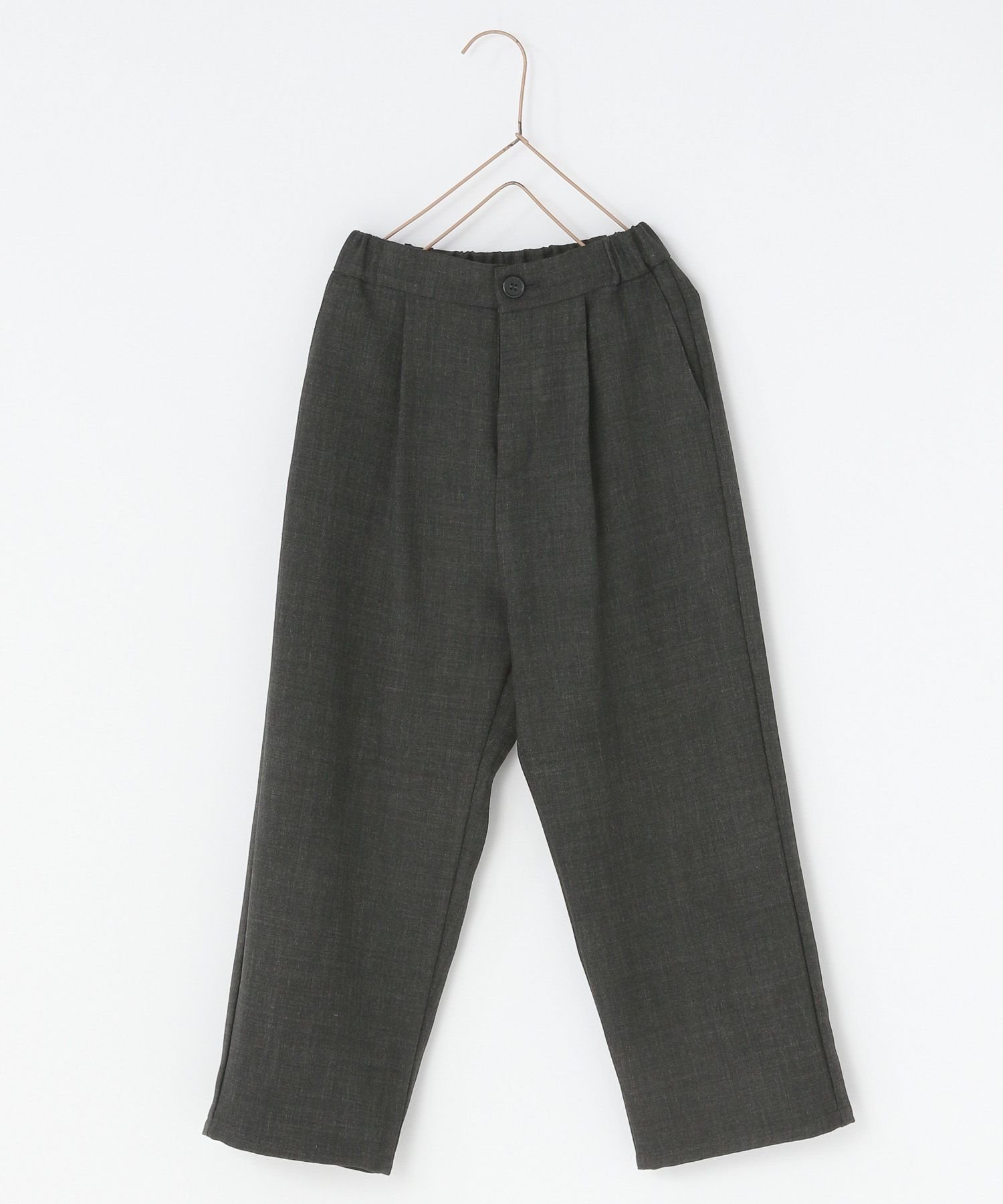 картинка Прямые брюки из меланжевой саржи Lowrys Farm, Charcoal Gray (18) от магазина Одежда+