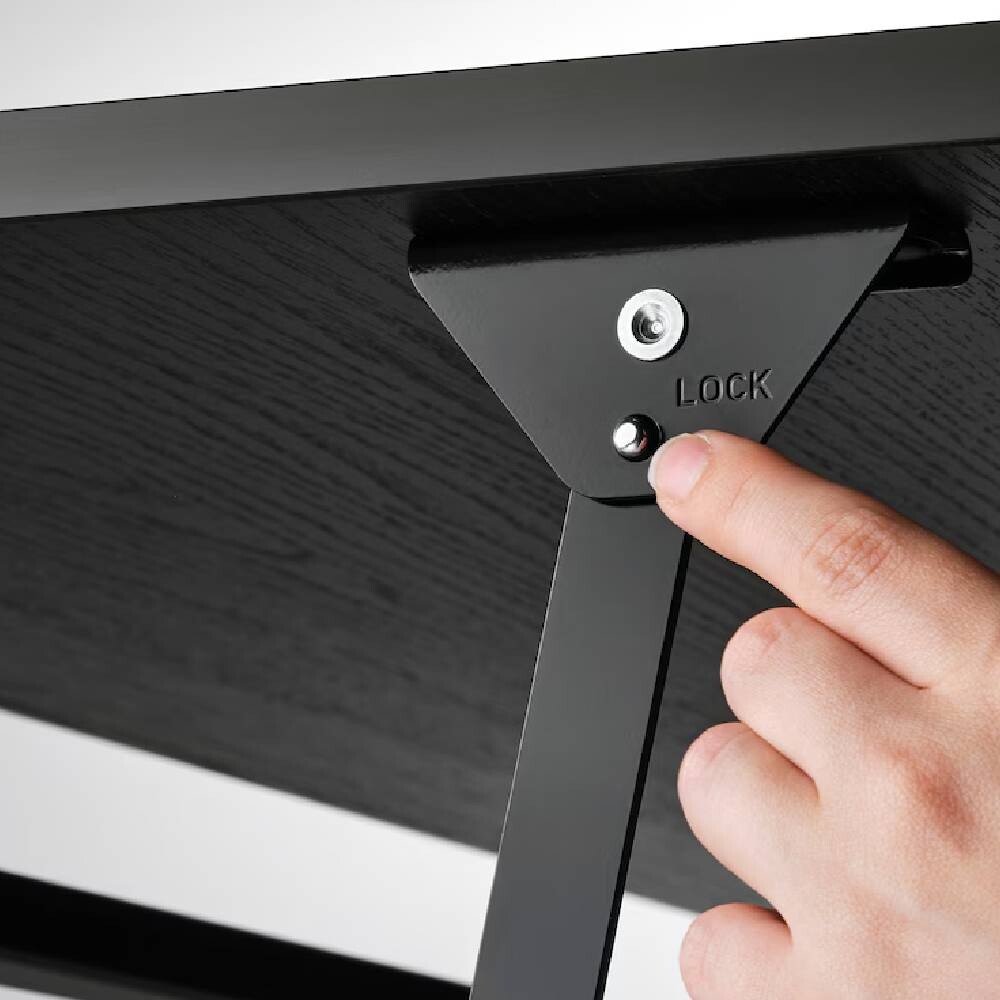 картинка Стол журнальный Ikea Ostavall 90 см, черный от магазина Одежда+