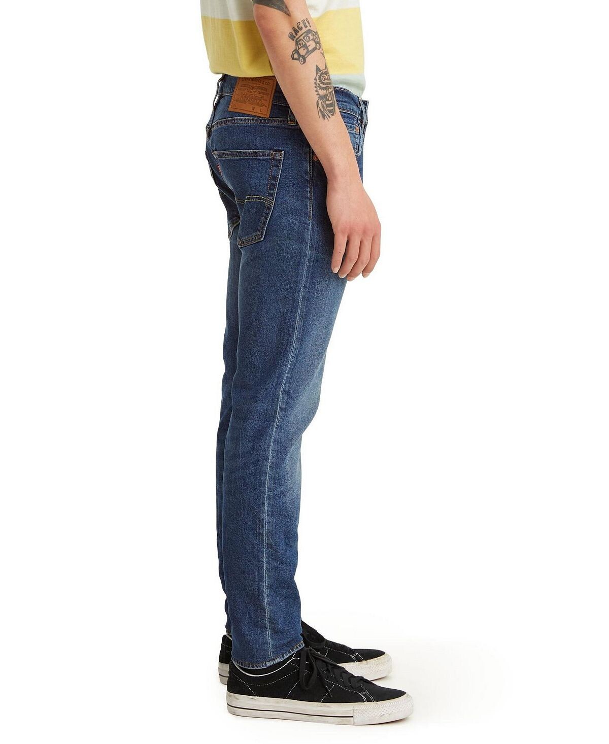 картинка Джинсы Levi's 512 Slim Tapered, темно-синий индиго от магазина Одежда+