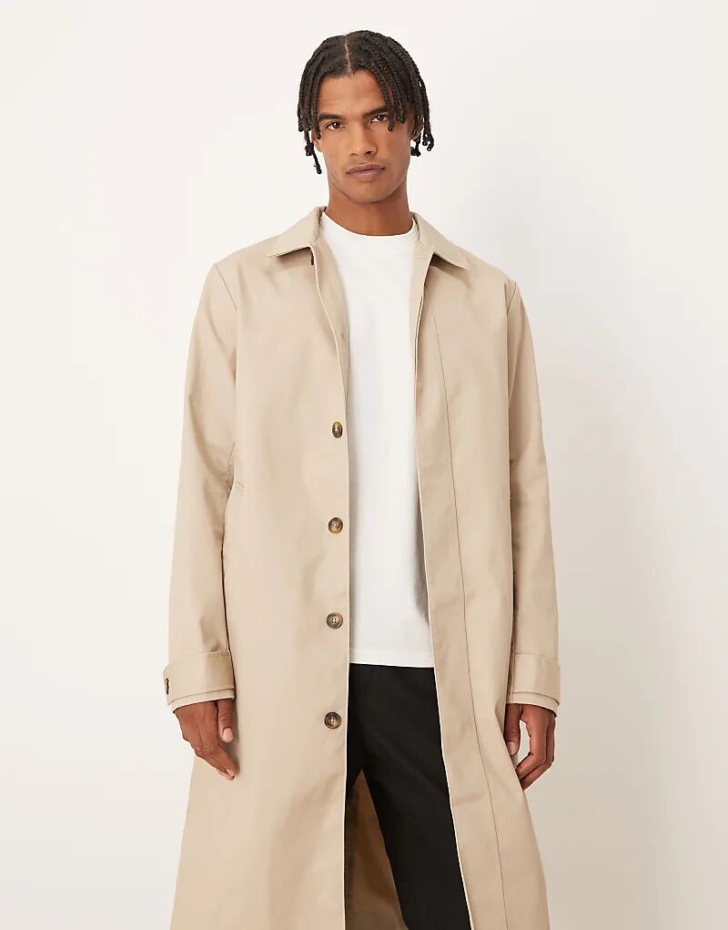 картинка Тренчкот ASOS DESIGN цвета «камень» от магазина Одежда+