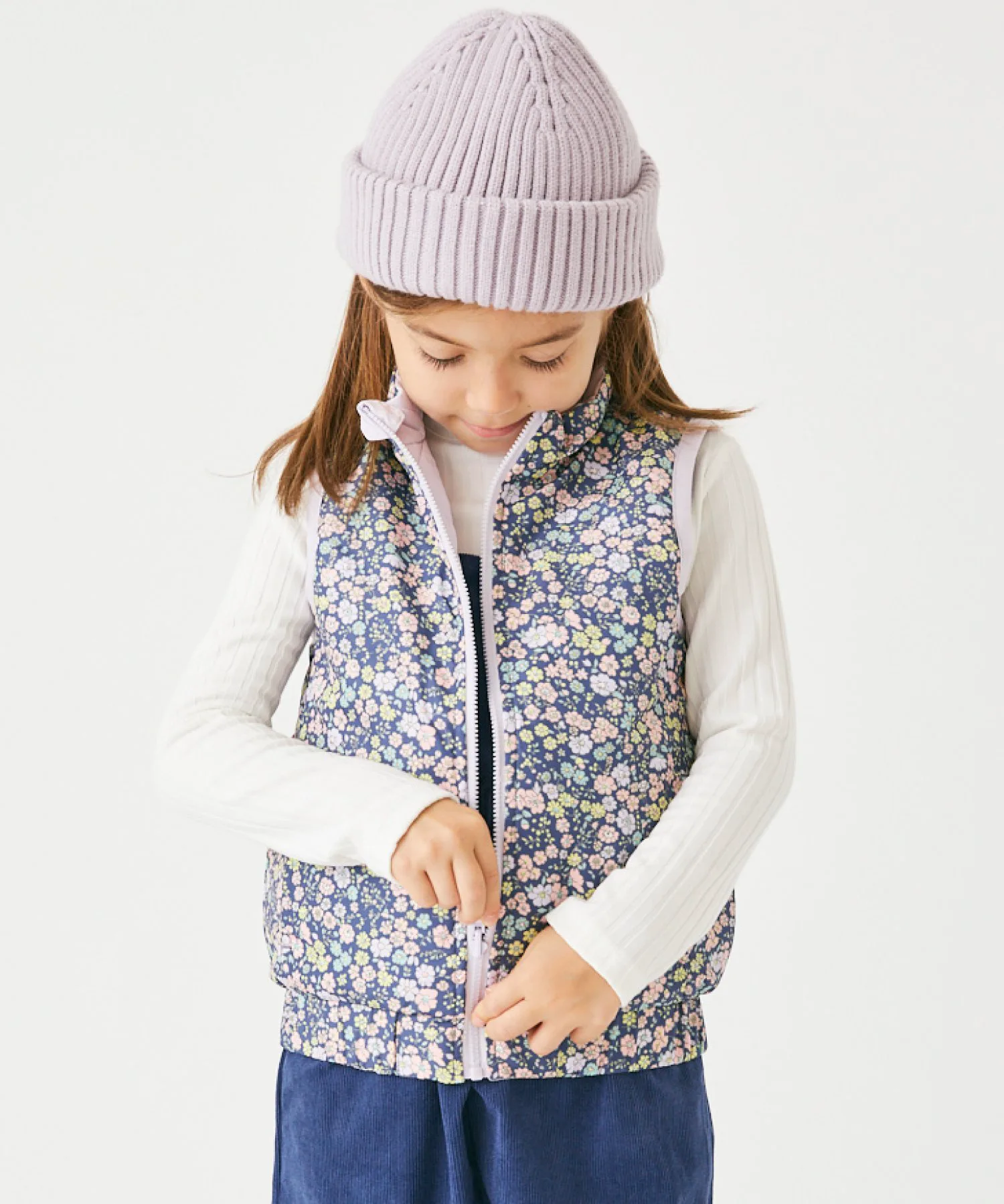 картинка Двусторонний жилет Ever Closet, Lavender от магазина Одежда+