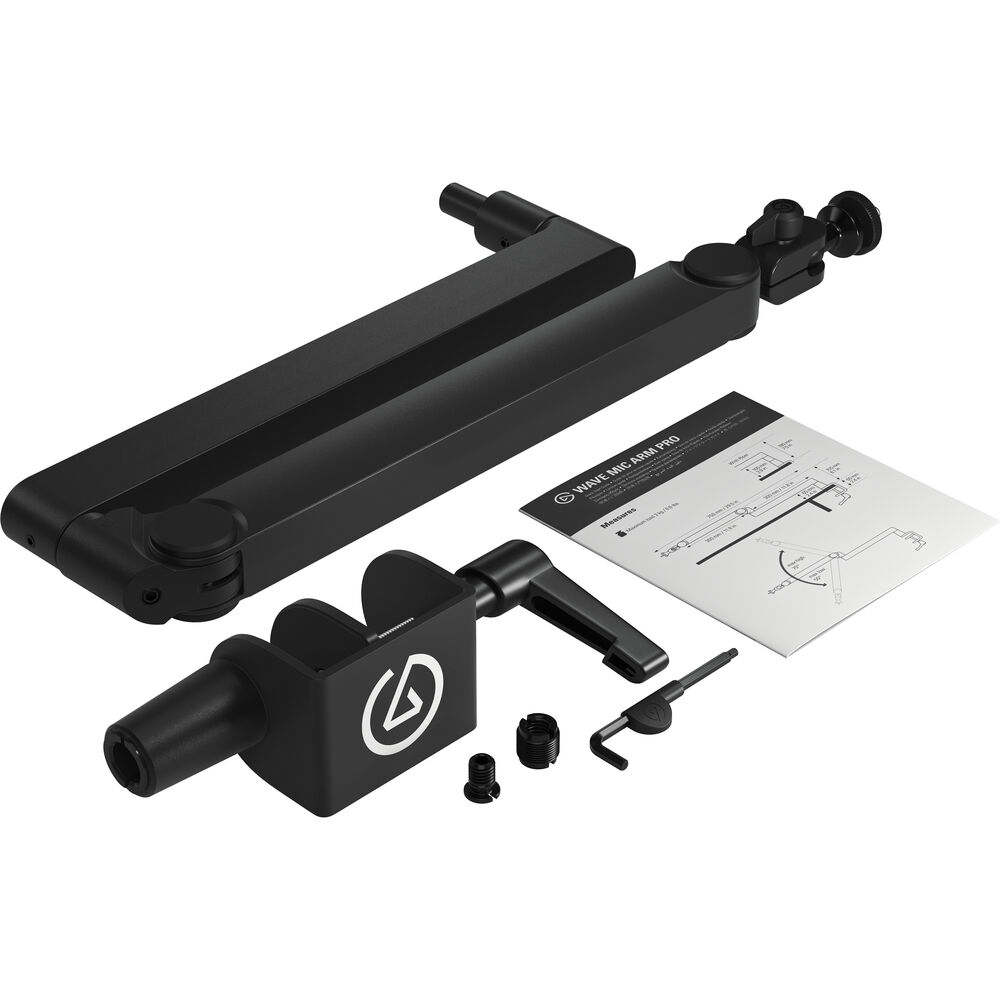 картинка Микрофонная стойка Elgato Wave Mic Arm Pro (Black) 10AAT9901 от магазина Одежда+