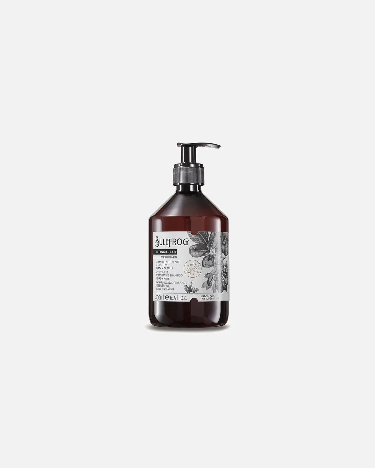 картинка Шампунь «Ботаническая лаборатория» Bullfrog, 500 Ml от магазина Одежда+