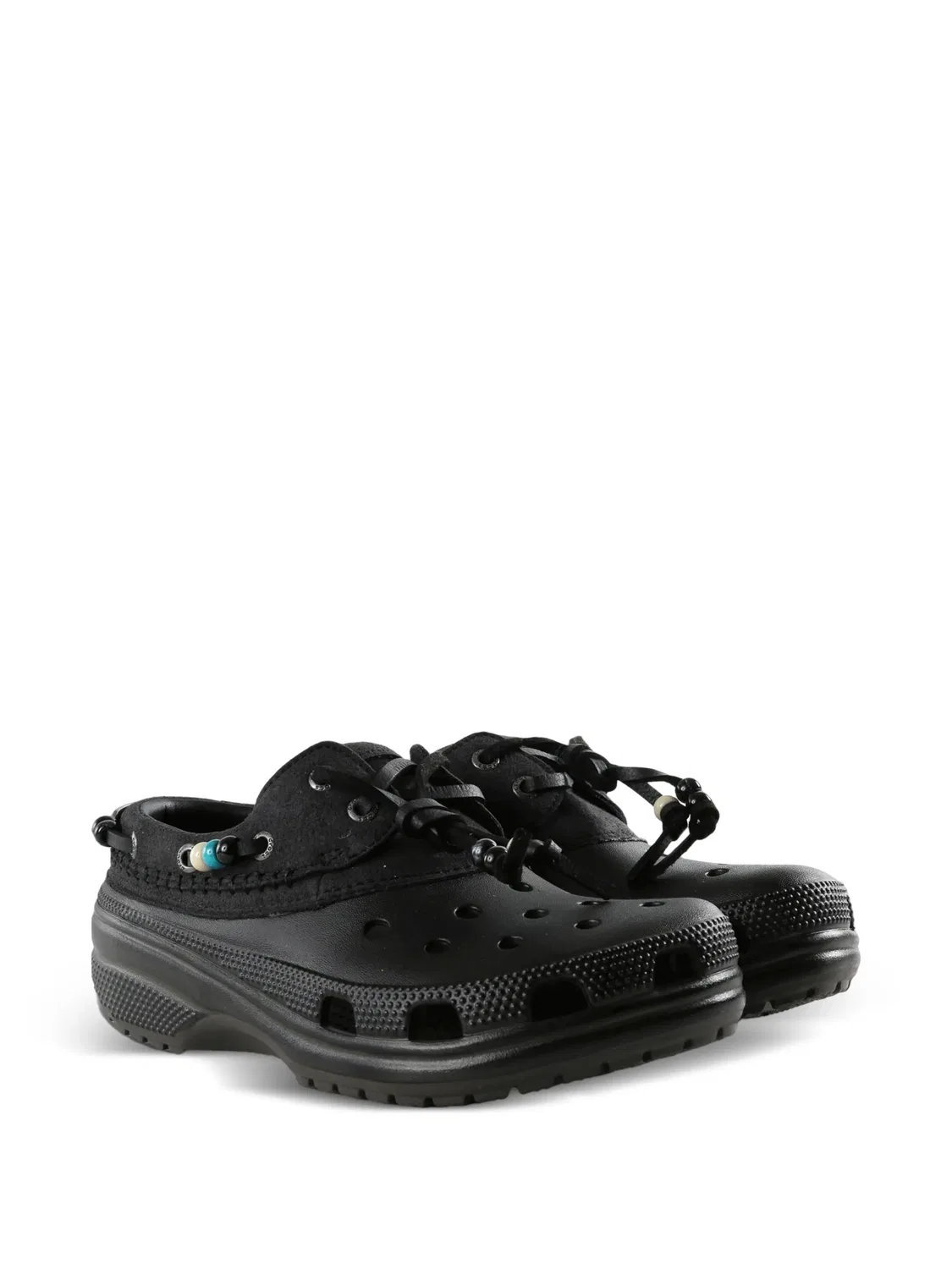 картинка Топсайдеры Classic Luxe с бисером Crocs, черный от магазина Одежда+