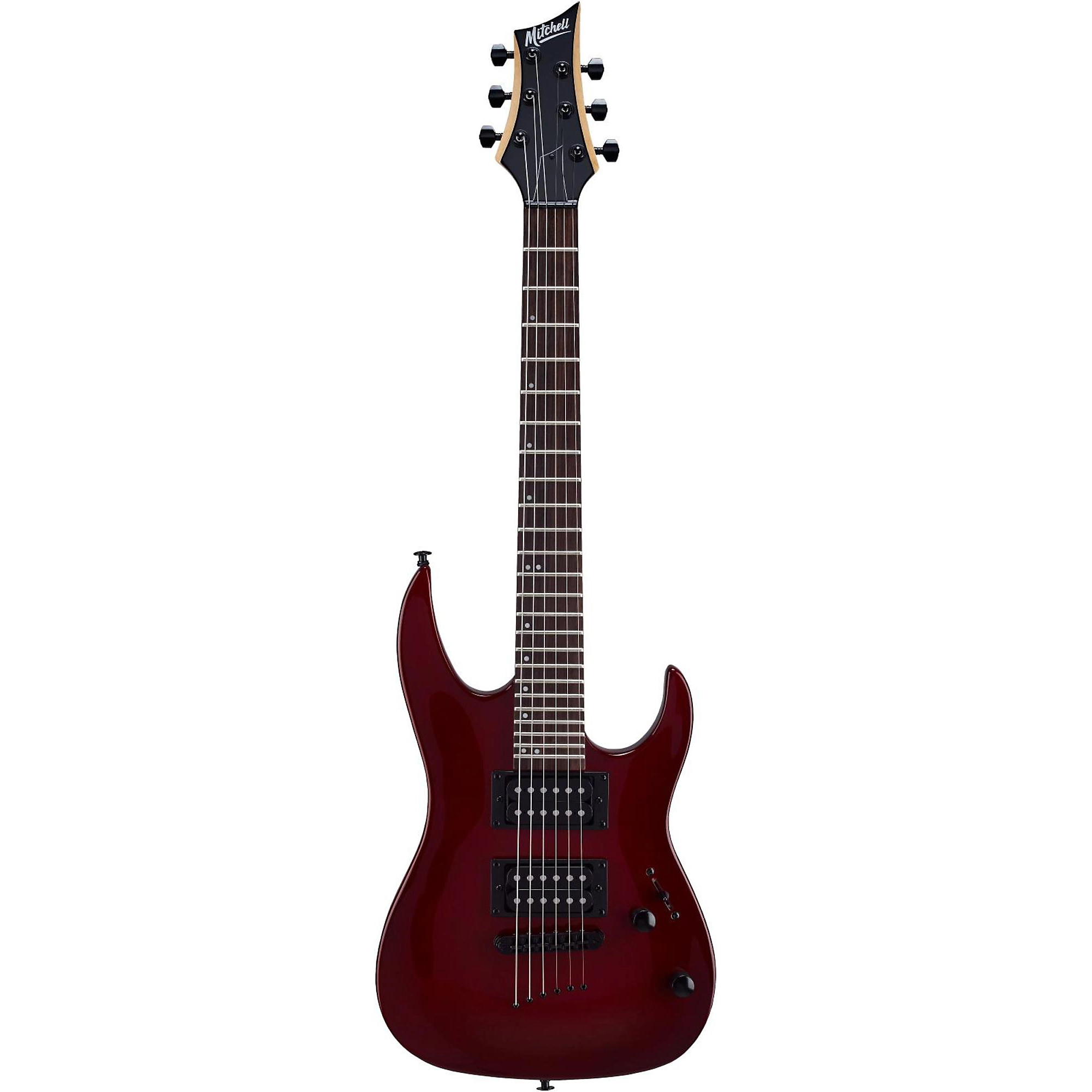 картинка Электрогитара Mitchell MM100 Mini Double-Cutaway, кроваво-красная от магазина Одежда+