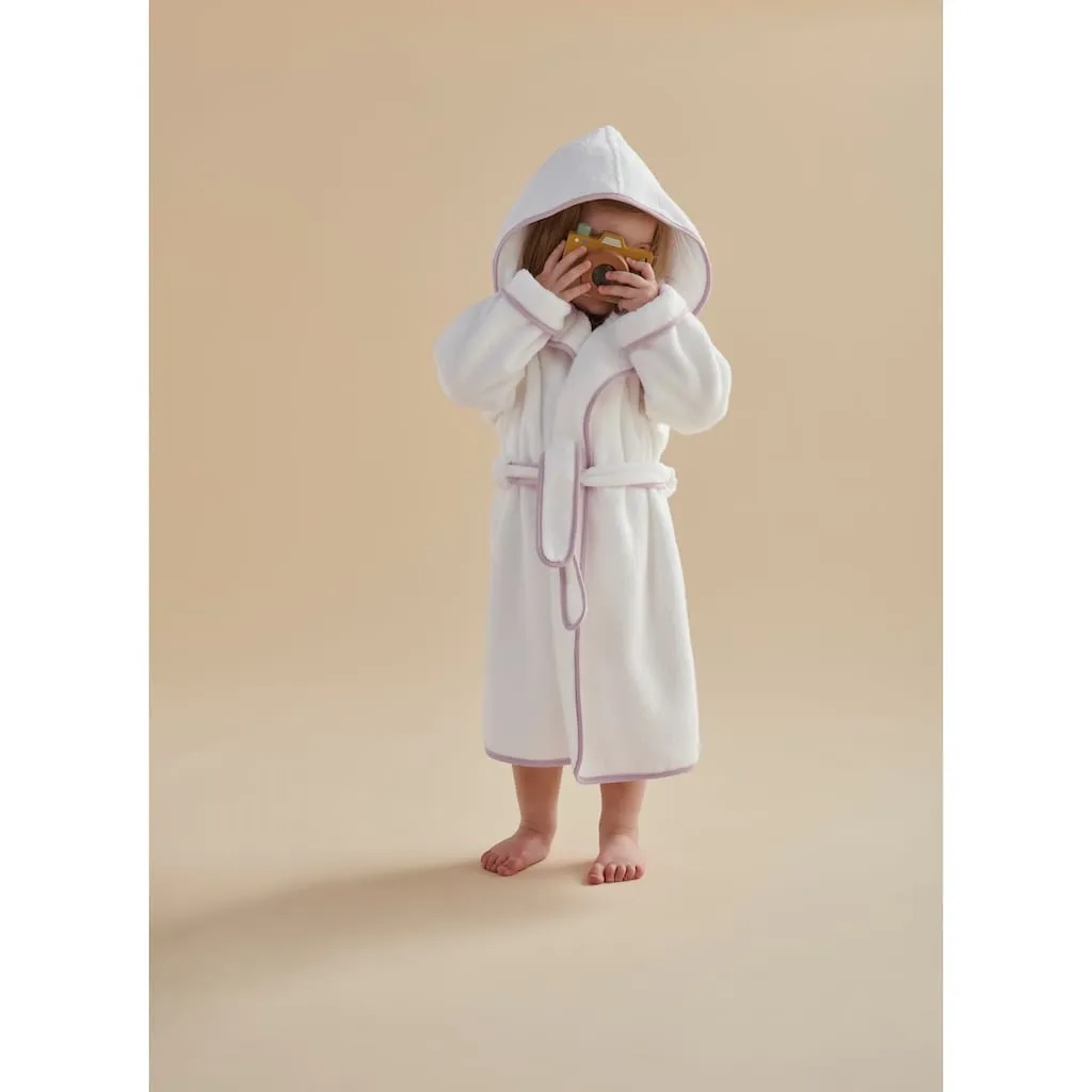 картинка Халат Kinder , 1 шт., особенно уютный Christy, белый/розовый от магазина Одежда+