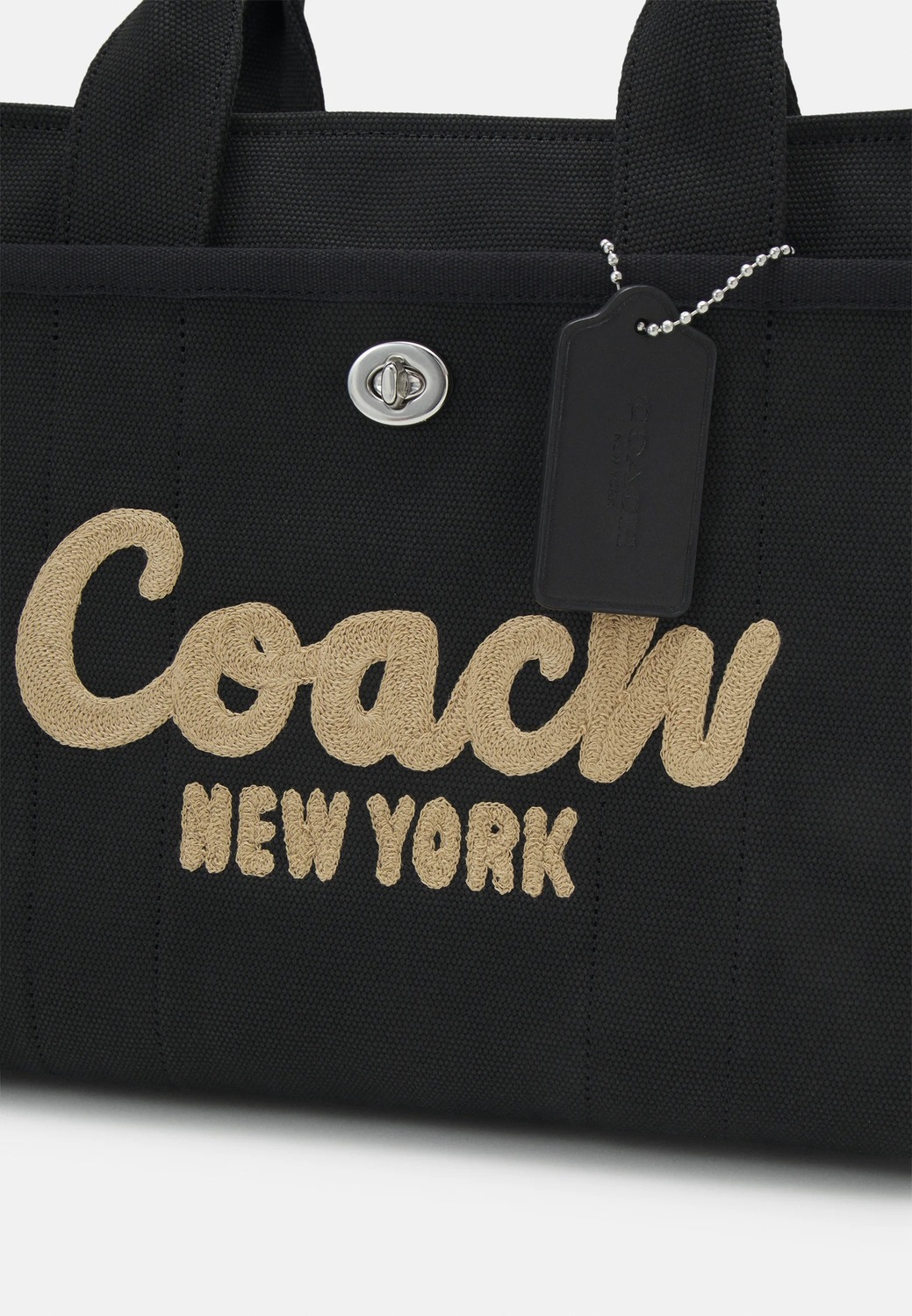 картинка Женская сумка-тоут Coach Cargo, черная от магазина Одежда+