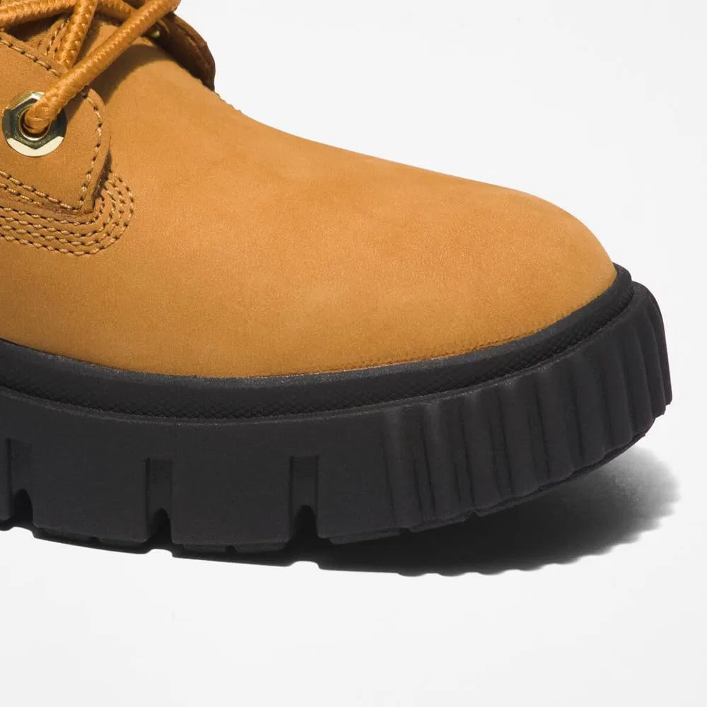 картинка Женские ботинки кожаные Timberland Greyfield Field Mid, Brown от магазина Одежда+