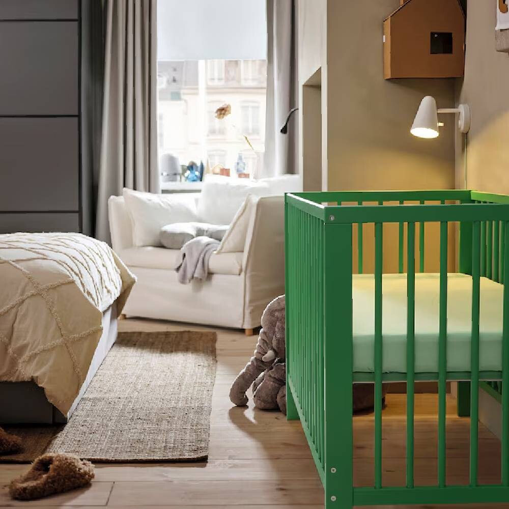картинка Детская кровать Ikea Gulliver 60X120 см, зеленый от магазина Одежда+