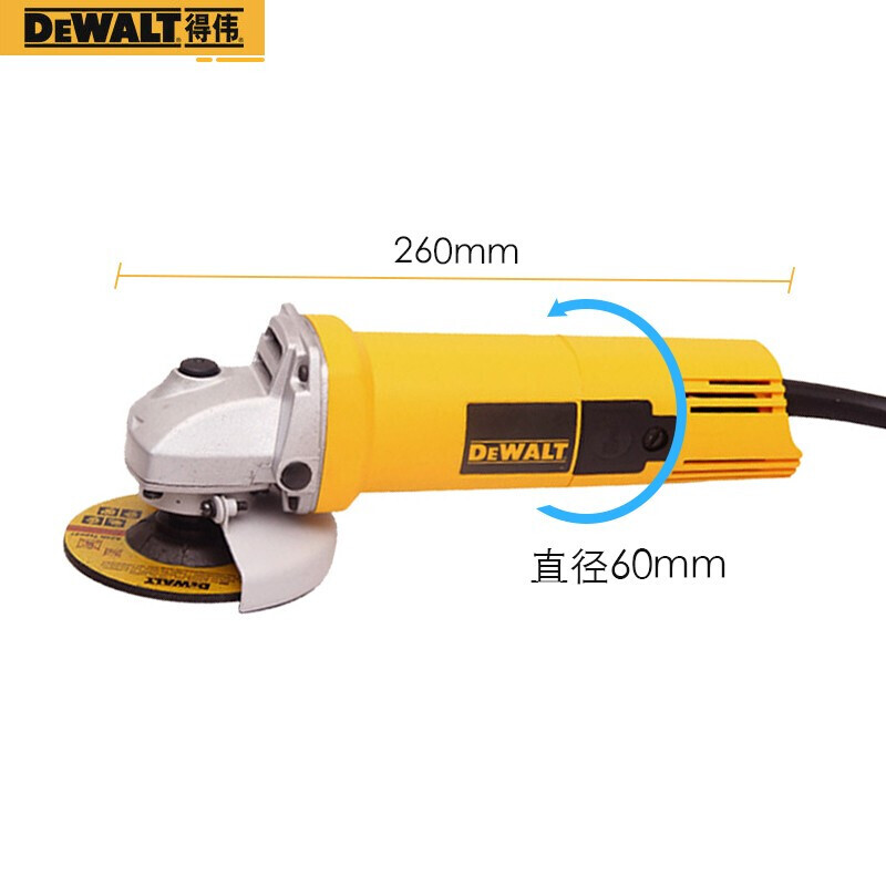 картинка Угловая шлифовальная машина Dewalt DW803, 800W от магазина Одежда+
