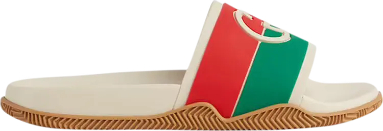 картинка Женские сандалии Gucci Slide Interlocking G от магазина Одежда+