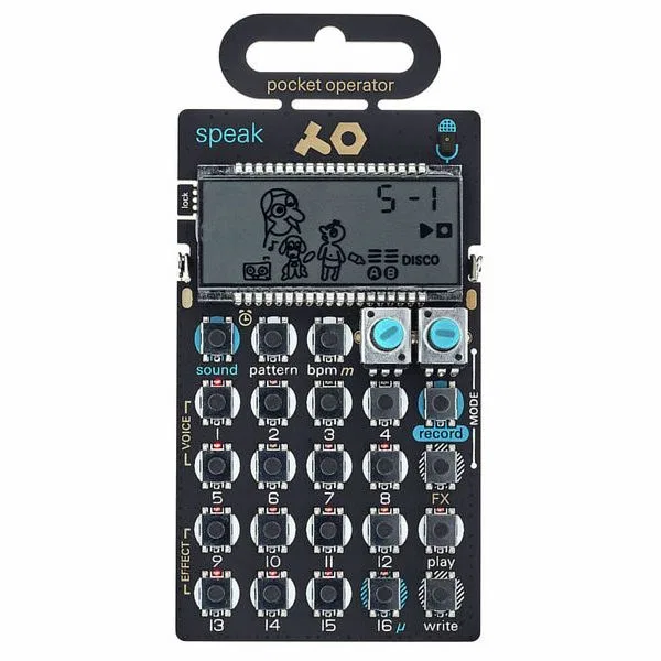 картинка Сэмплер Teenage Engineering PO-35 speak, Black от магазина Одежда+