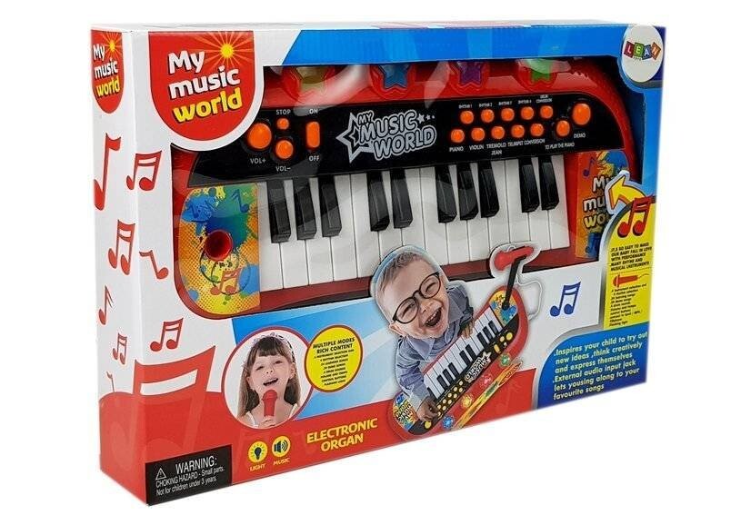 картинка Клавиатура детская, красная, Lean Toys от магазина Одежда+