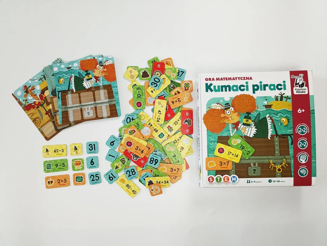 картинка Настольная игра Kumaci piraci, образовательная, Kapitan Nauka от магазина Одежда+