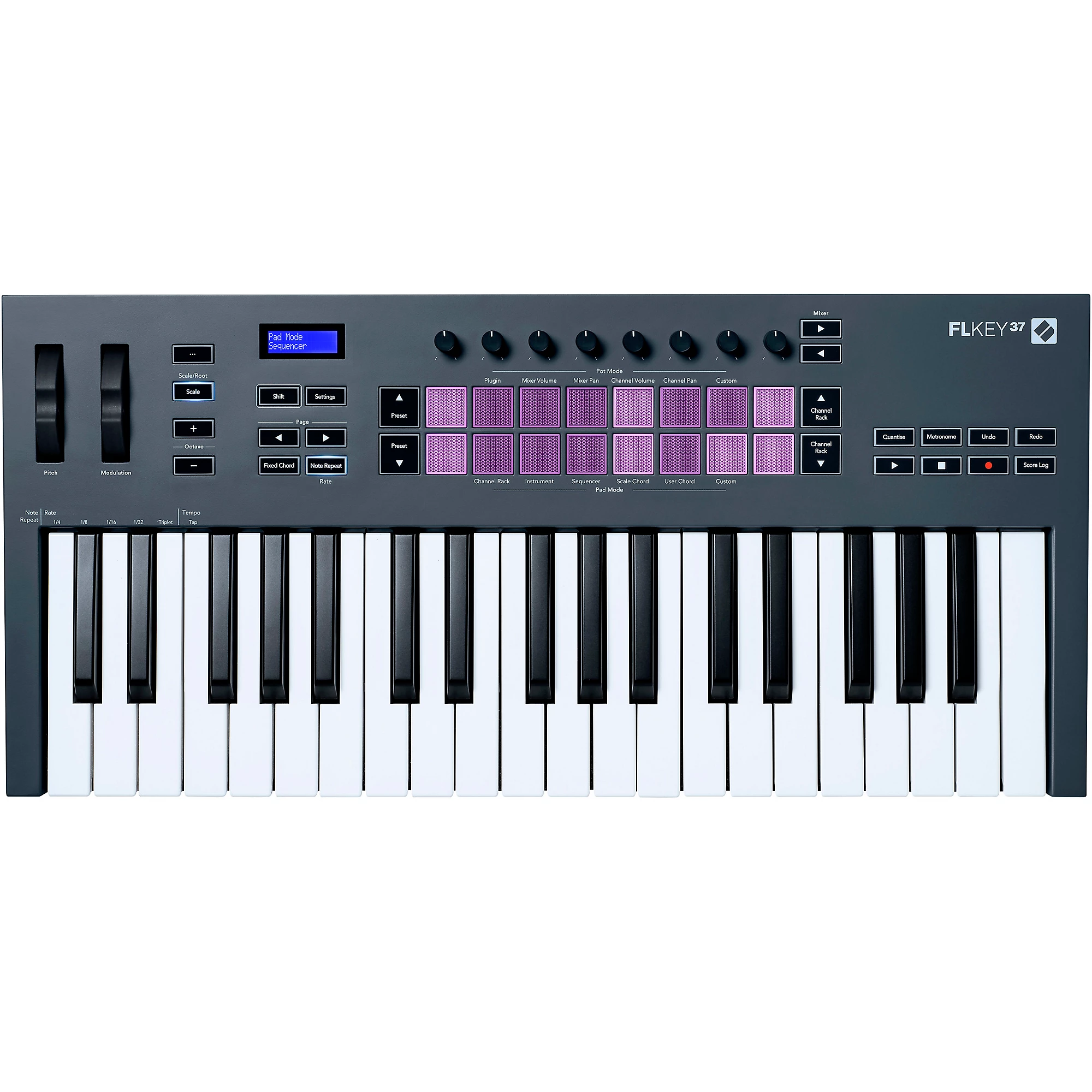 картинка MIDI-клавиатура Novation FLkey 37 для FL Studio от магазина Одежда+