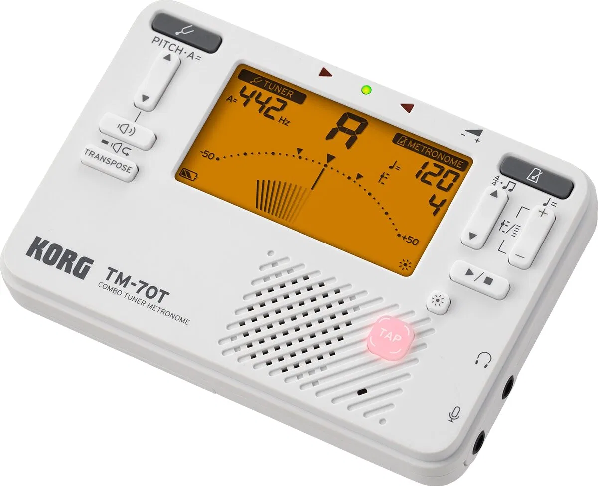 картинка Метроном-тюнер Korg TM70T, White от магазина Одежда+