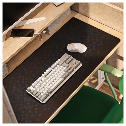 картинка Игровой коврик для мыши Ikea Brannboll, 90x40 см, черный от магазина Одежда+