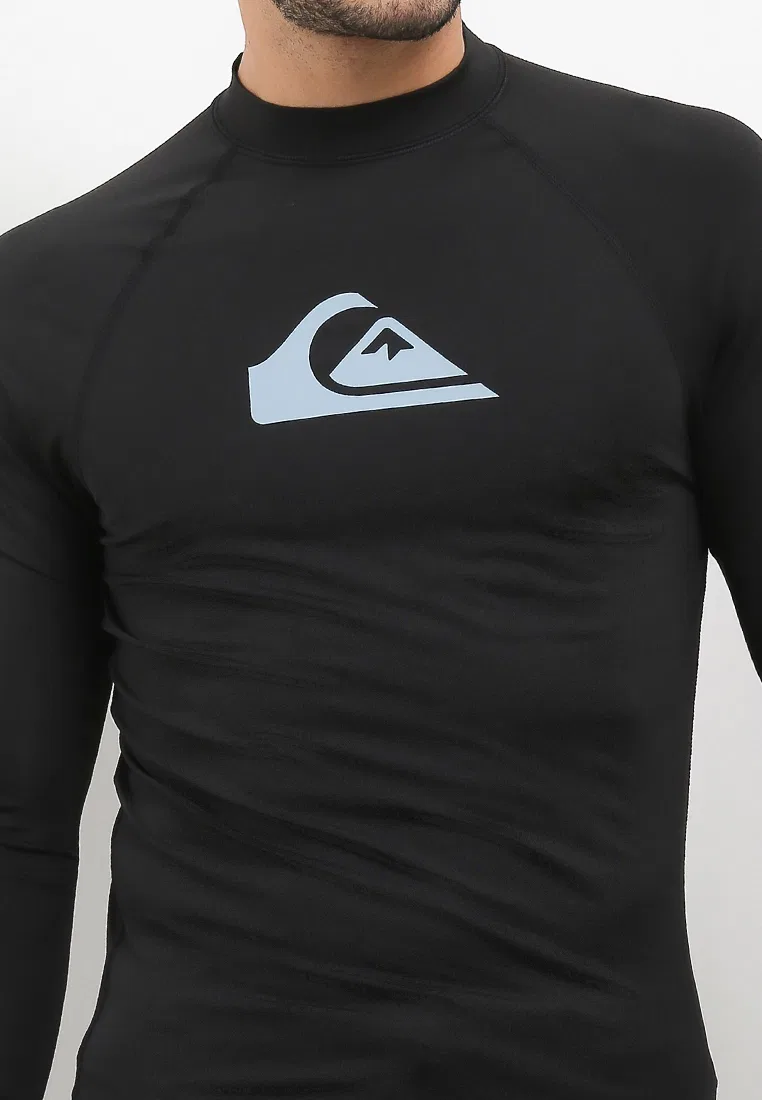 картинка Длинный рукав рашгард, All Time Quiksilver, черный от магазина Одежда+