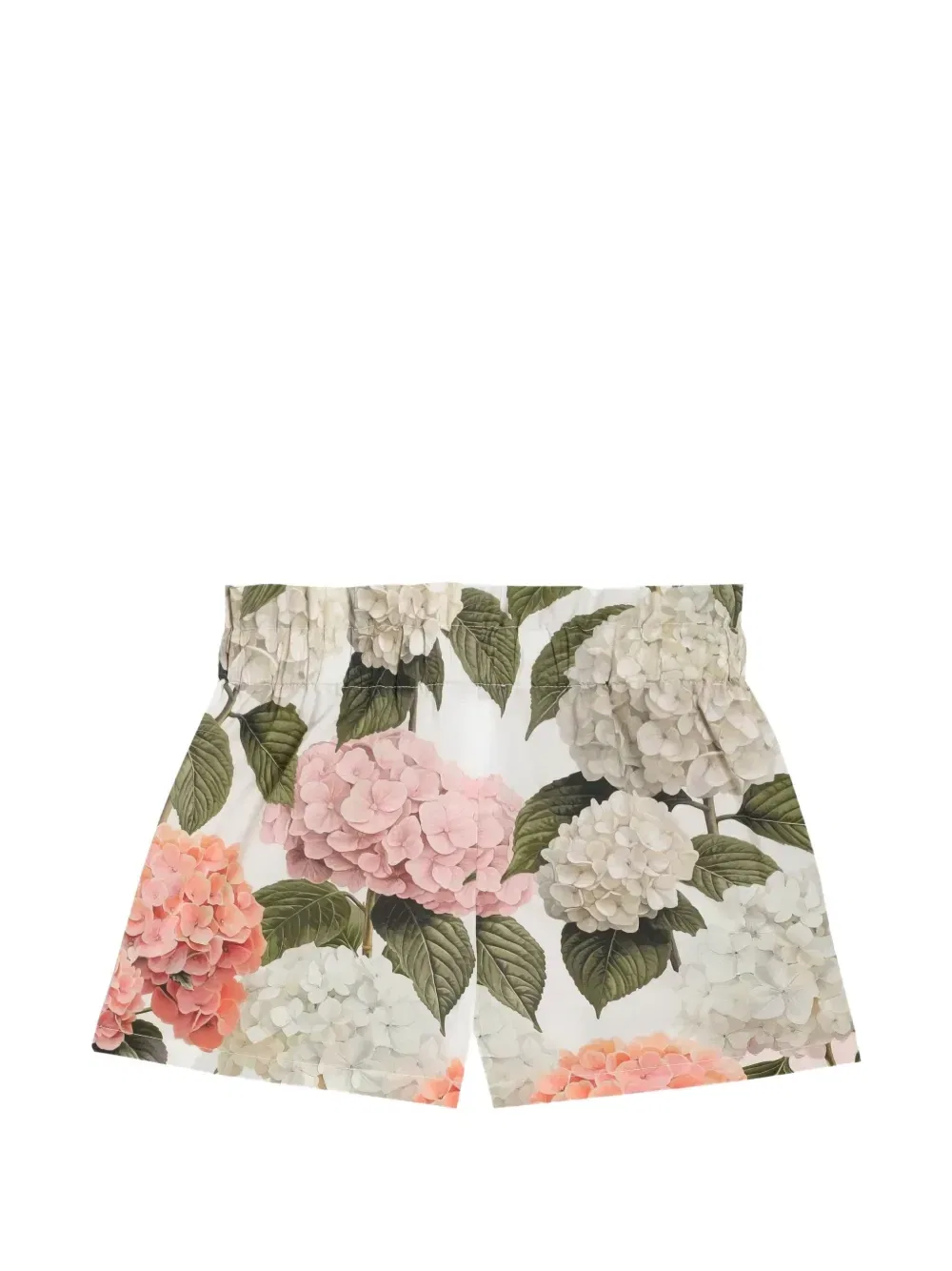 картинка Поплиновые шорты с принтом Dolce & Gabbana Kids, белый от магазина Одежда+