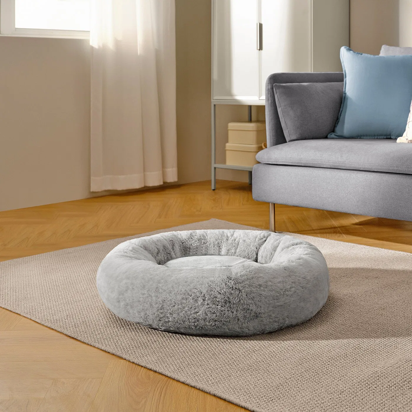 картинка UTSÅDD IKEA Лежанка для животных, светло-серая, размер M от магазина Одежда+