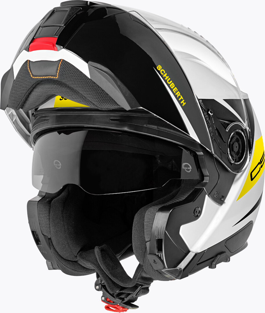 картинка Шлем Schuberth C5 Eclipse, белый/желтый от магазина Одежда+