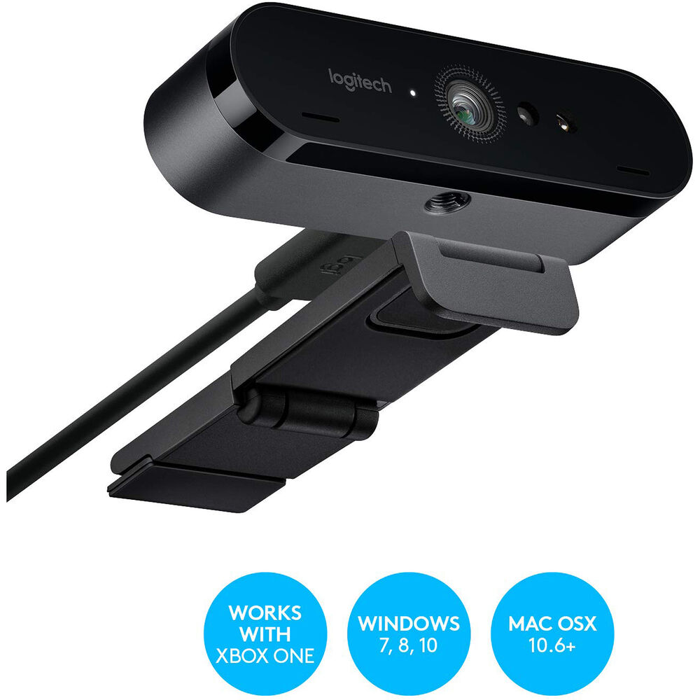 картинка Веб-камера Logitech BRIO Ultra HD Pro Webcam 960-001105 от магазина Одежда+