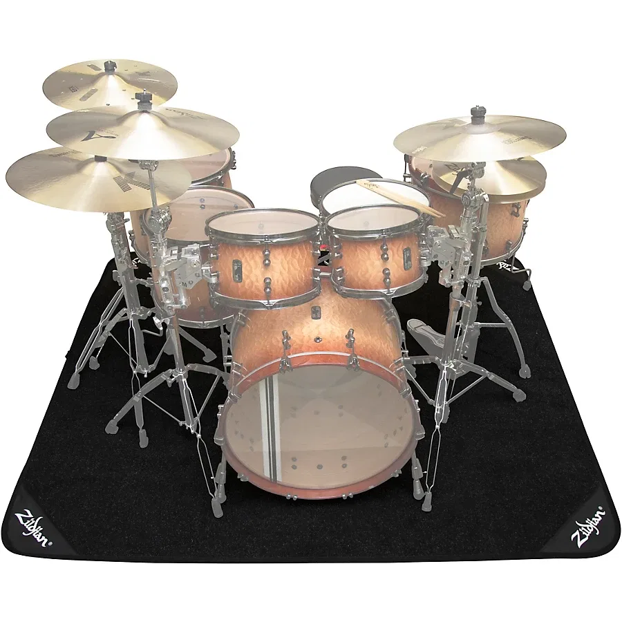 картинка Коврик для барабанной установки Zildjian Deluxe, Black от магазина Одежда+