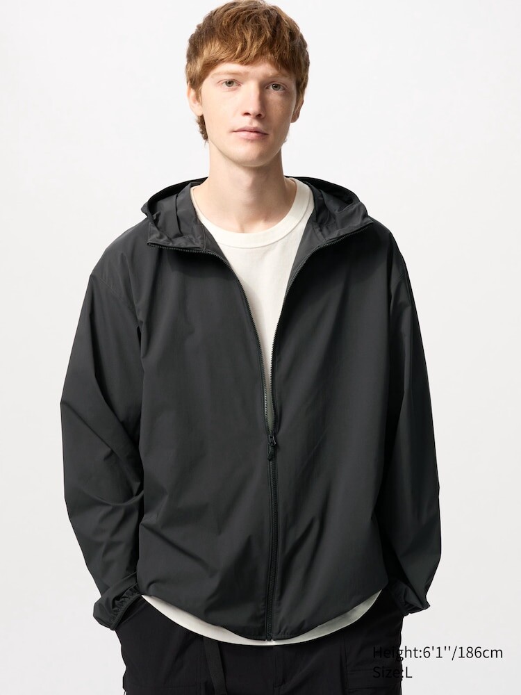 картинка Парка с защитой от ультрафиолета Uniqlo, 09 черный от магазина Одежда+