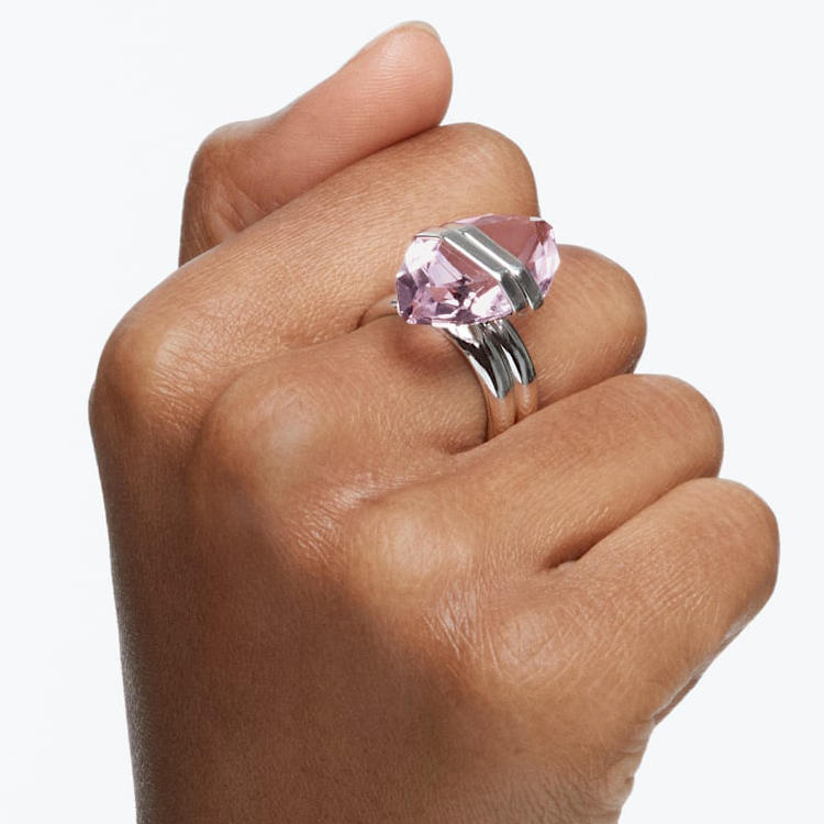 картинка Кольцо Swarovski Lucent, розовое от магазина Одежда+