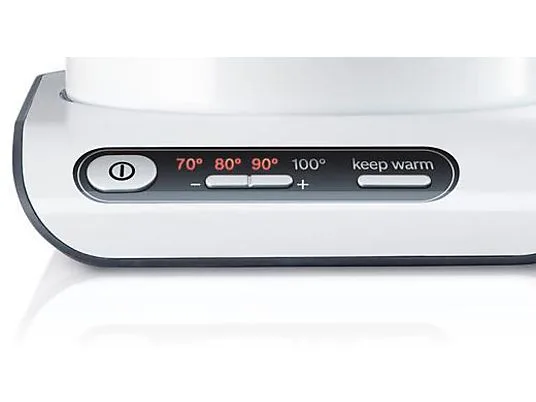 картинка Чайник Bosch TWK8611P, белый / серебристый от магазина Одежда+