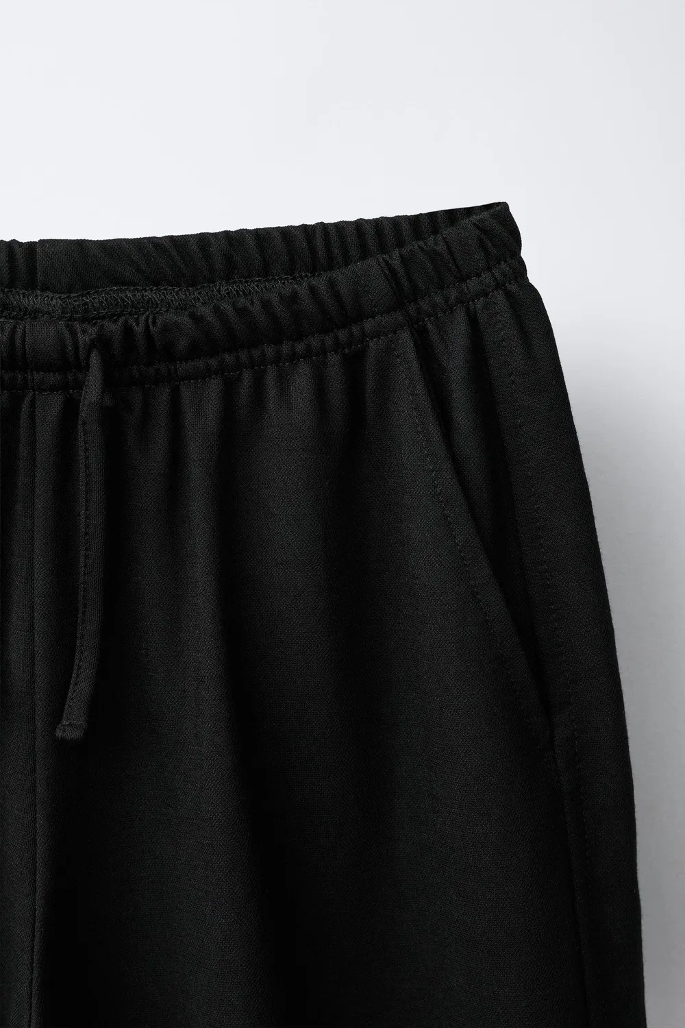 картинка ПИЖАМНЫЕ БРЮКИ ШИРОКИХ ШТАНИН ZARA, Black от магазина Одежда+