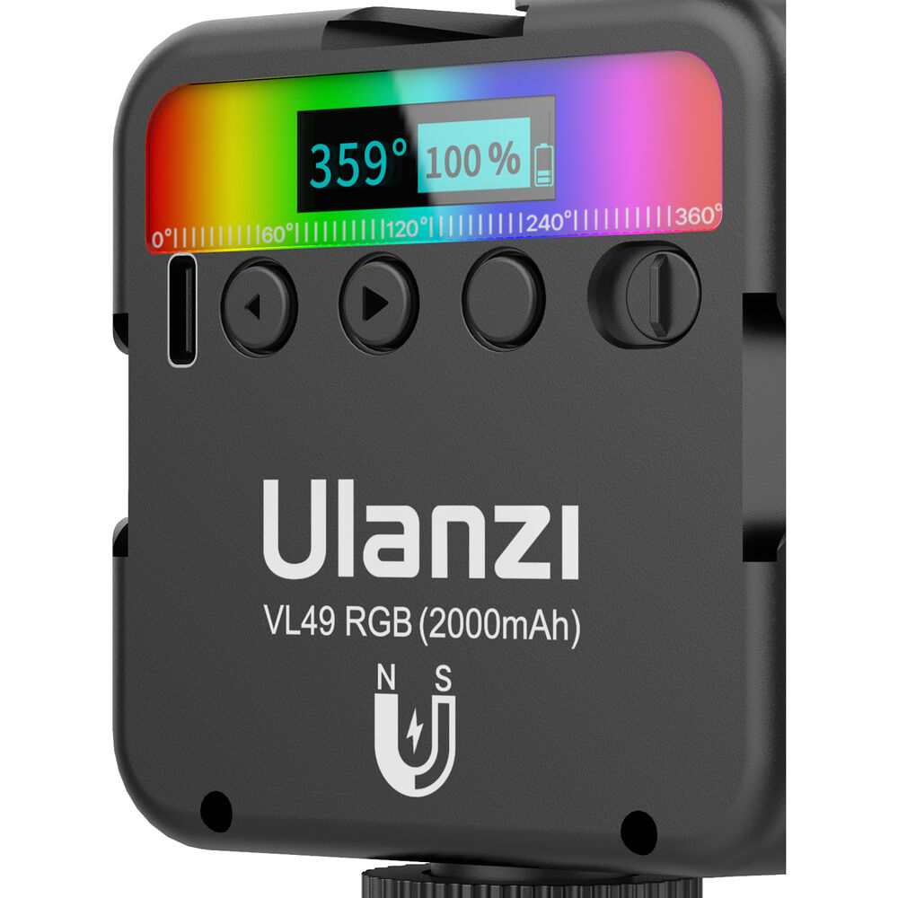 картинка Ulanzi VL-49 Перезаряжаемый мини-светильник RGB от магазина Одежда+