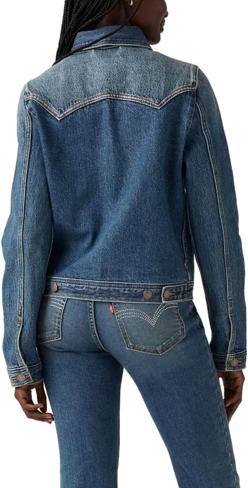 картинка Джинсовая куртка Levi's Original Trucker Bling, темно-синий от магазина Одежда+