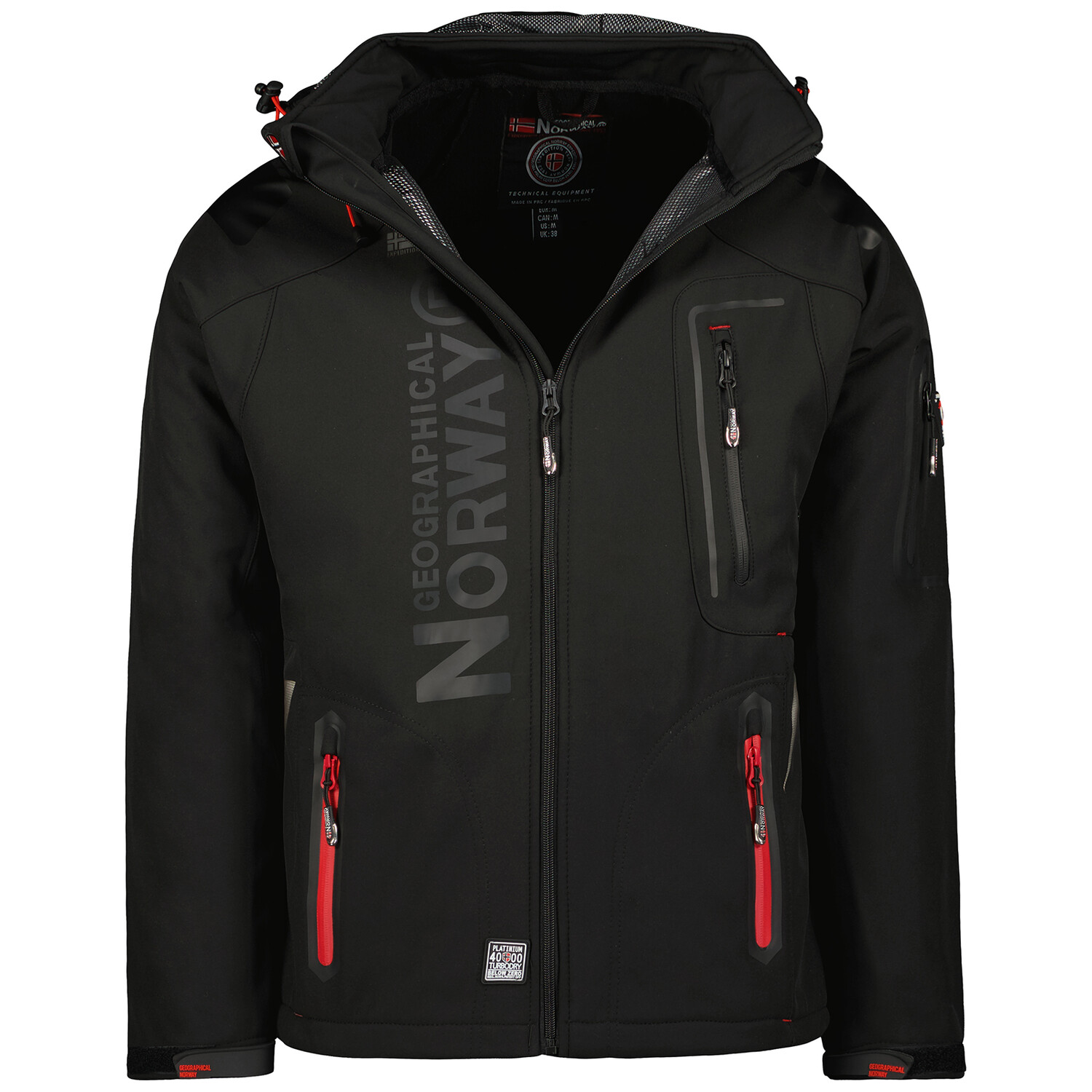 картинка Куртка Geographical Norway Softshelljacken, черный от магазина Одежда+
