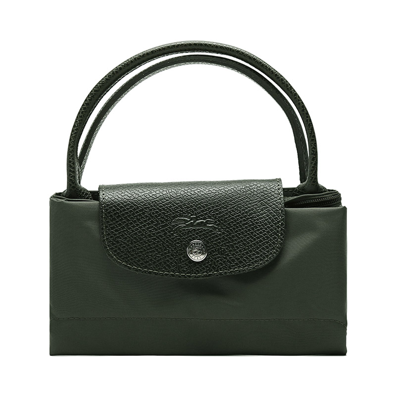 картинка Сумка-тоут Longchamp Le Pliage Green S, темный хаки от магазина Одежда+