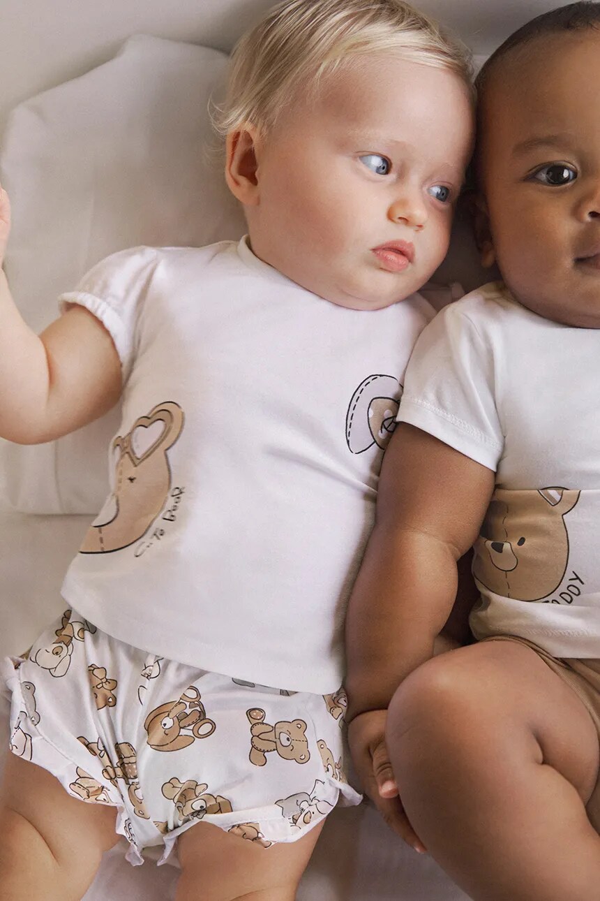 картинка Хлопковый комплект для новорожденного Mayoral Newborn, бежевый от магазина Одежда+