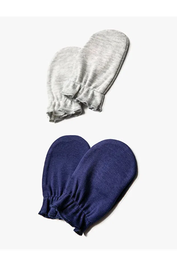 картинка Детский комплект варежек хлопковый Koton, Navy Blue от магазина Одежда+