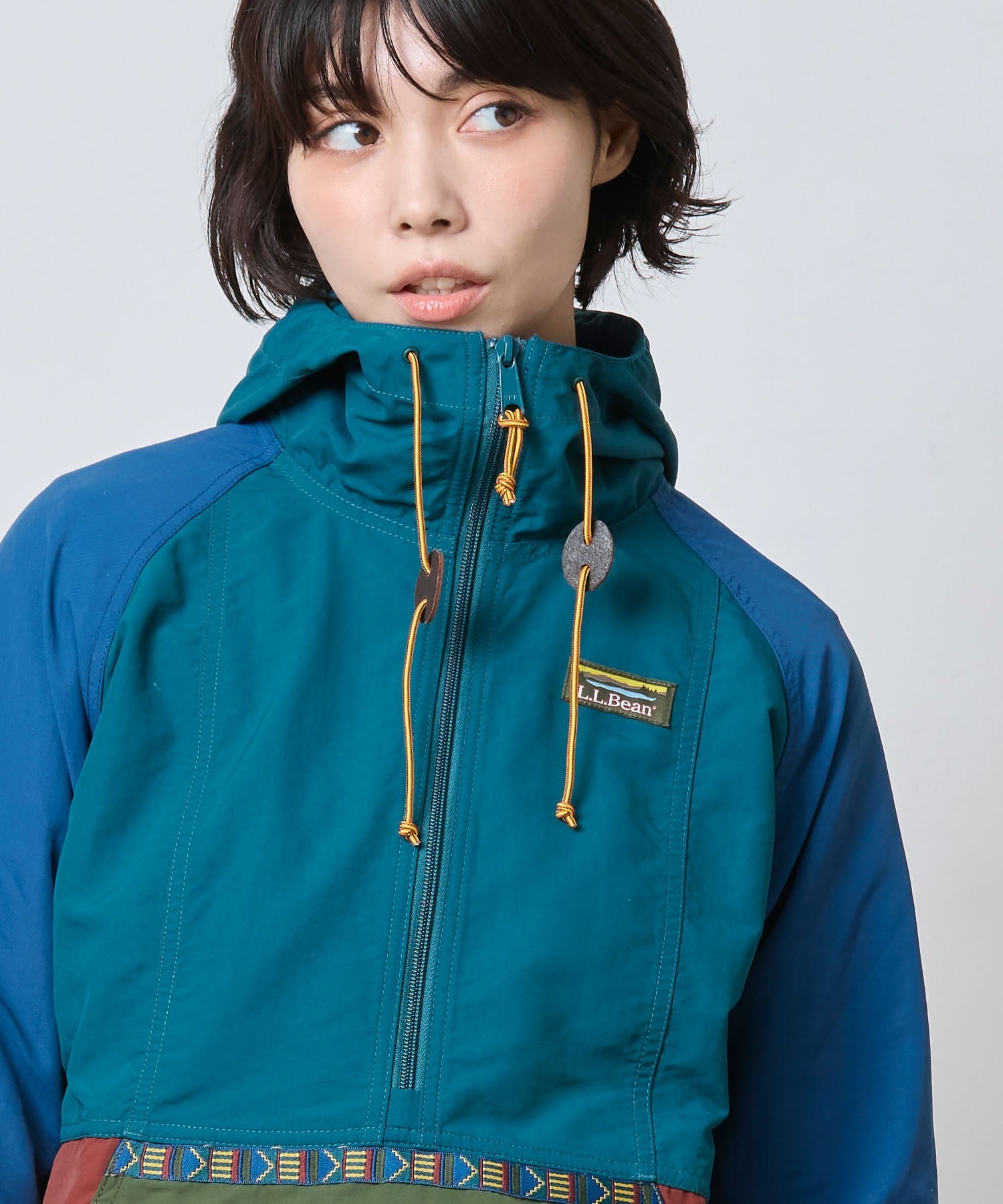 картинка Анорак Mountain Classic, разноцветный L.L.Bean, Sprc/TscnOlv от магазина Одежда+