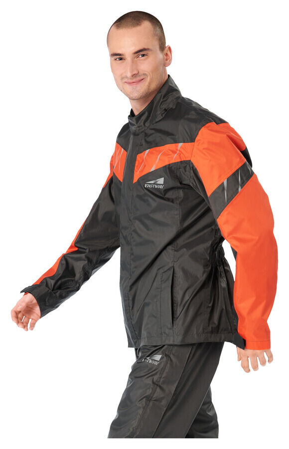 картинка Дождевик Rain Basic 201 Fastway, серый/оранжевый от магазина Одежда+