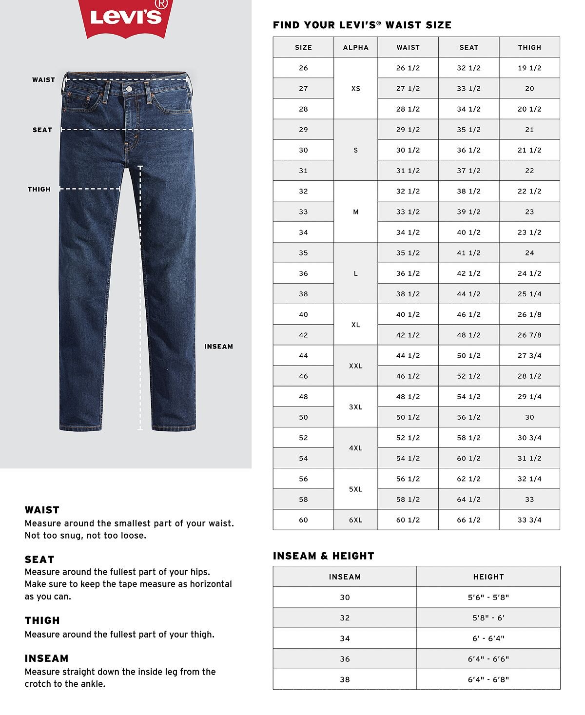 картинка Мужские эластичные джинсы Levi's 559™ прямого кроя, темный деним от магазина Одежда+
