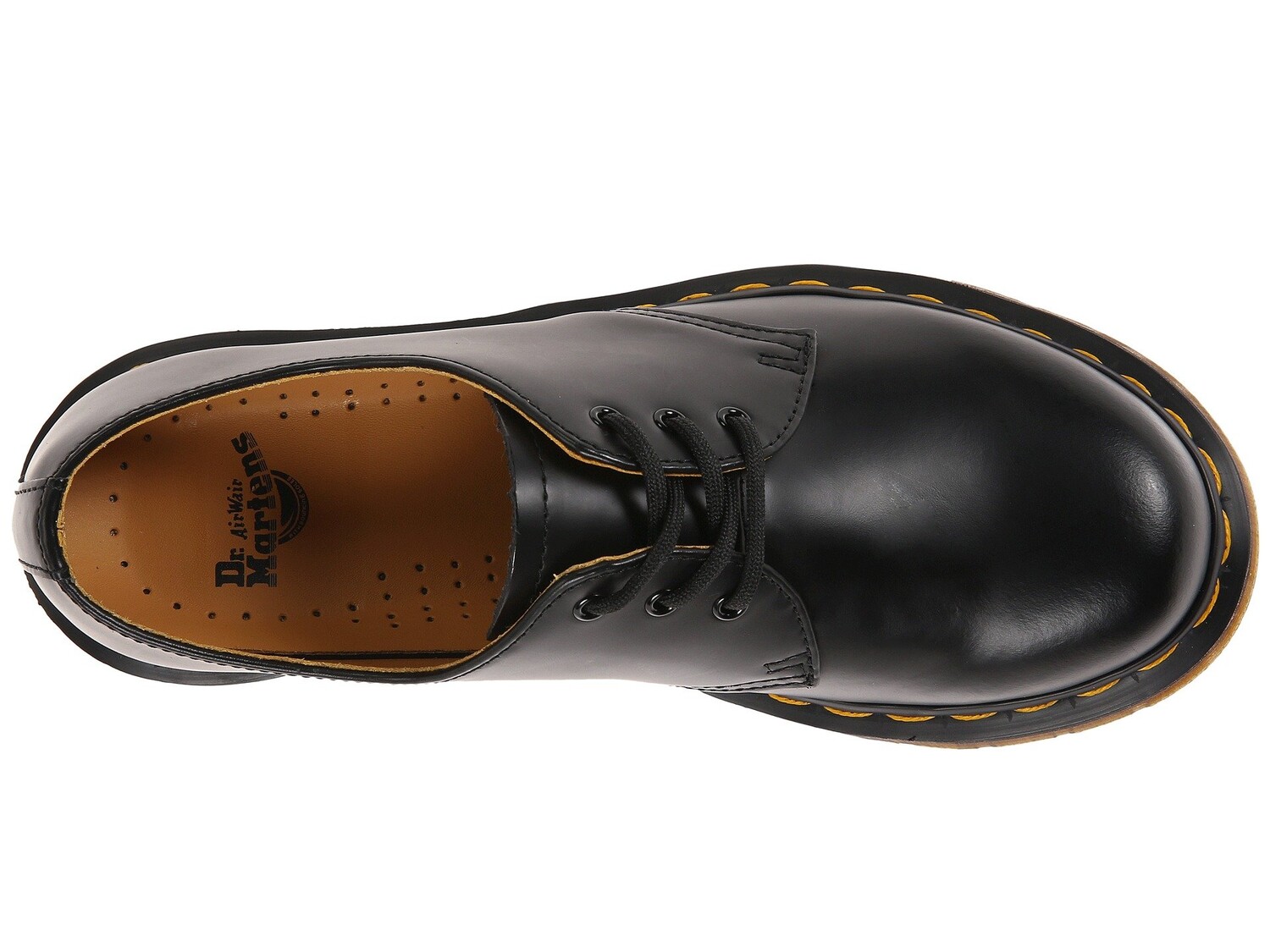 картинка Туфли Dr. Martens 1461 W, кожаные, черные от магазина Одежда+