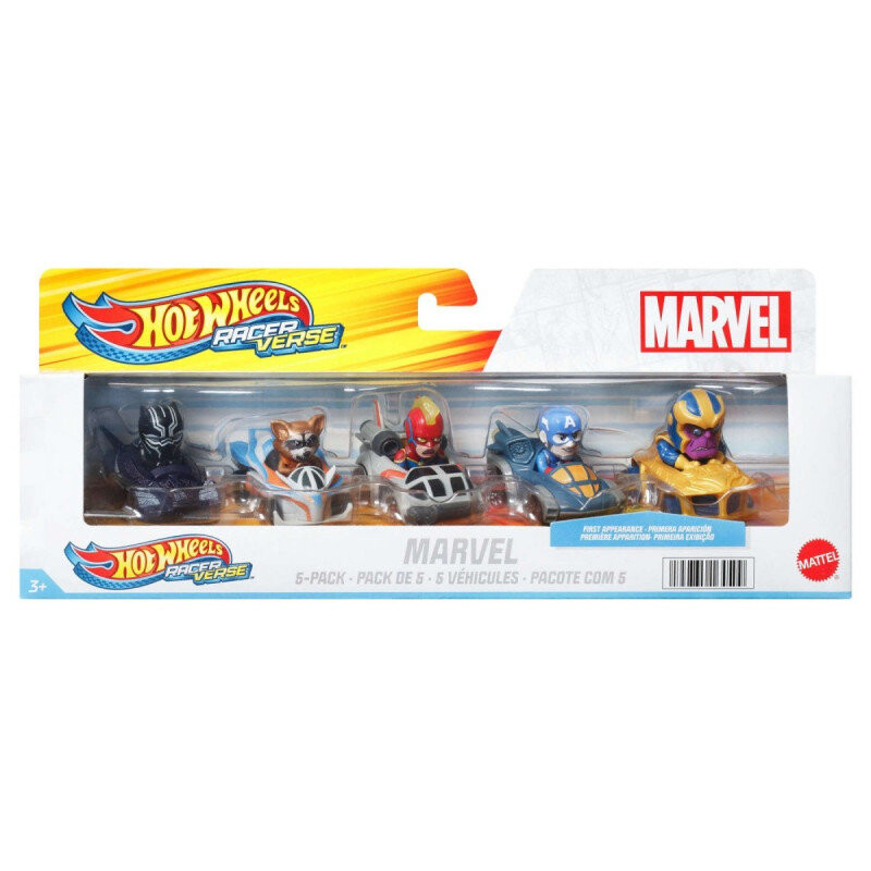 картинка Hot Wheels, Машины Marvel, 5 шт. от магазина Одежда+