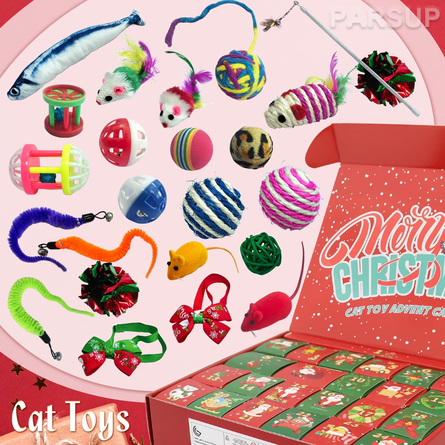 картинка Адвент-календарь Christmas PARSUP Store Cat Toy 2025 от магазина Одежда+