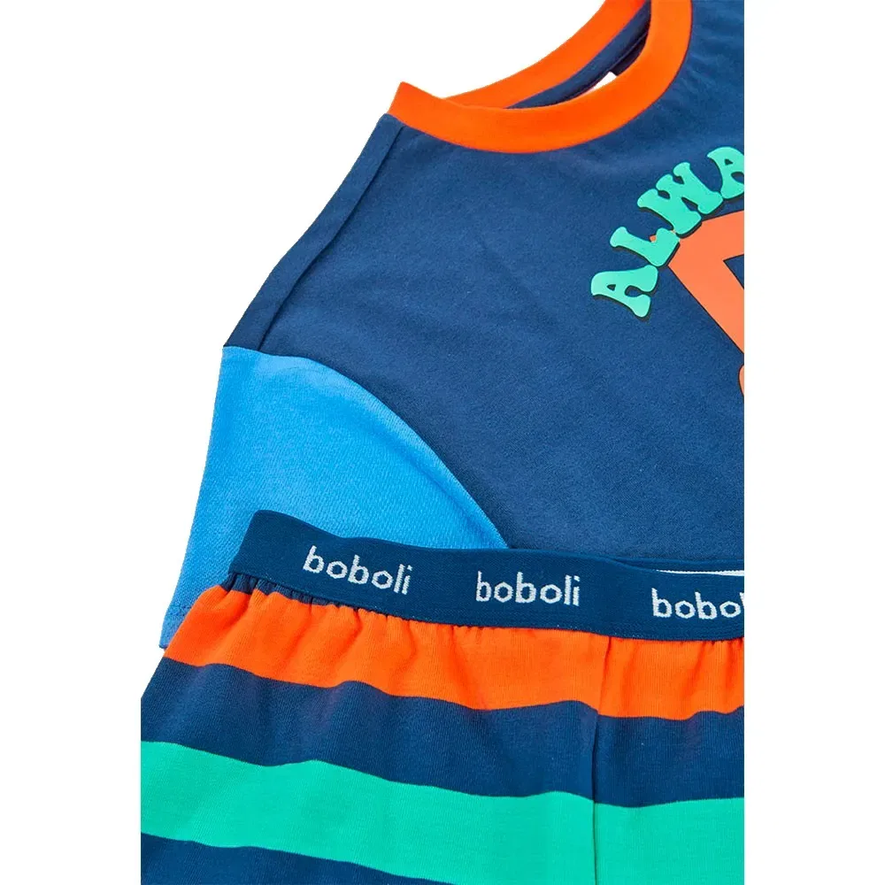 картинка Пижама с коротким рукавом Boboli, синий от магазина Одежда+