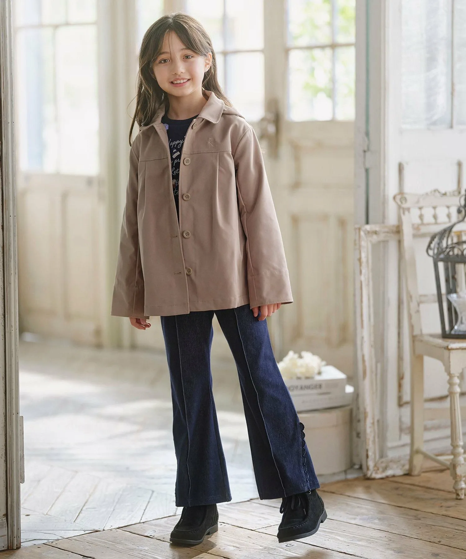 картинка Расклешенные джинсы [110-140 см] Kids Suite, Navy [075] от магазина Одежда+