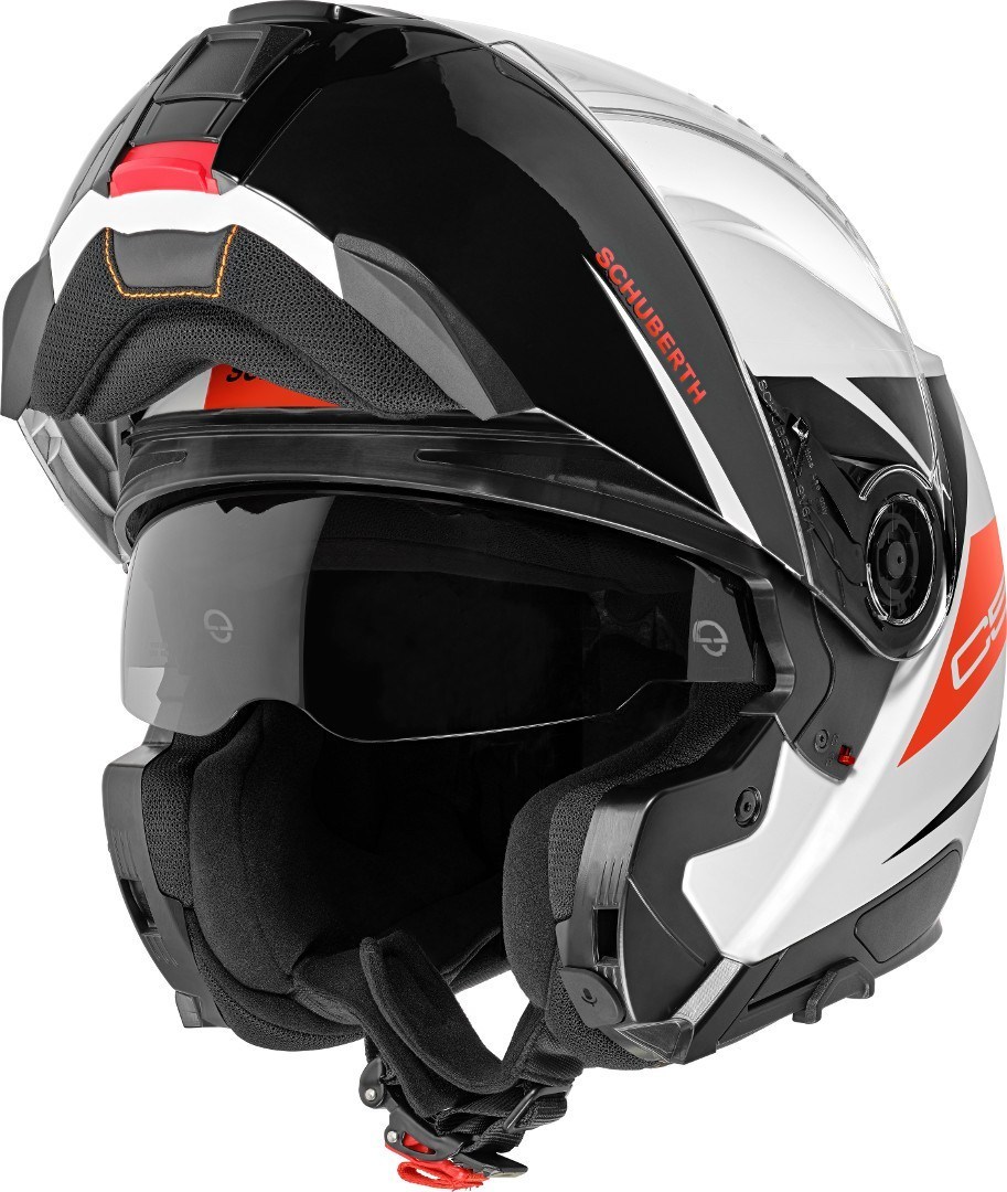 картинка Шлем Schuberth C5 Eclipse, белый/красный от магазина Одежда+