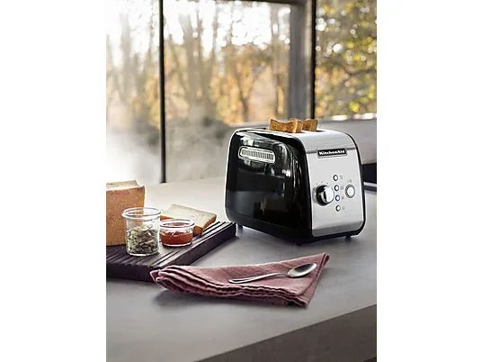 картинка Тостер KitchenAid 5KMT221EOB 1100W, черный от магазина Одежда+
